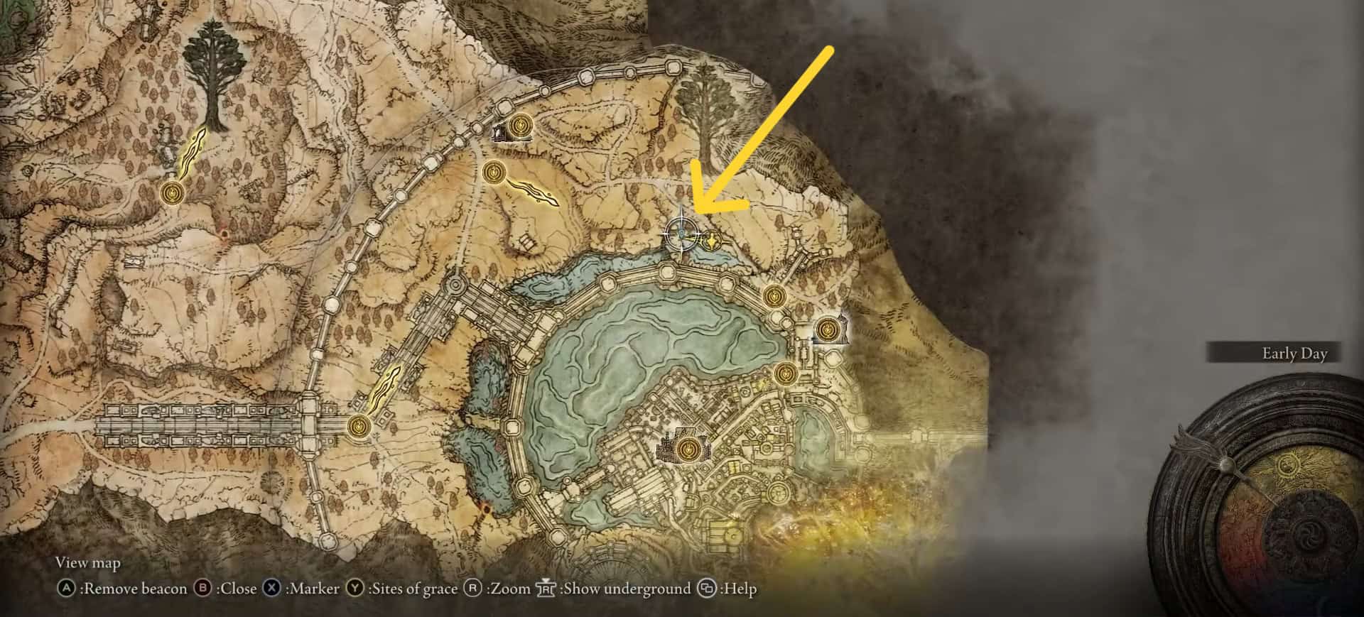 Posizione di Boggart su Altus Plateau