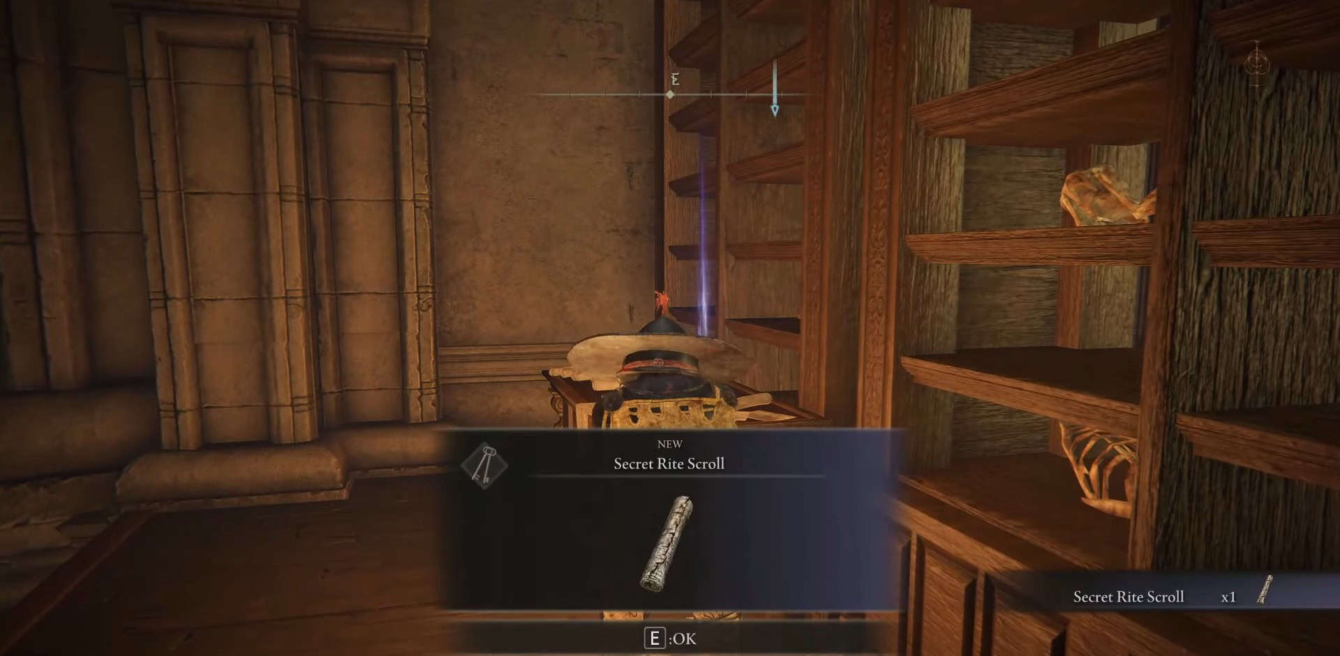 Ottieni scroll di rito segreto