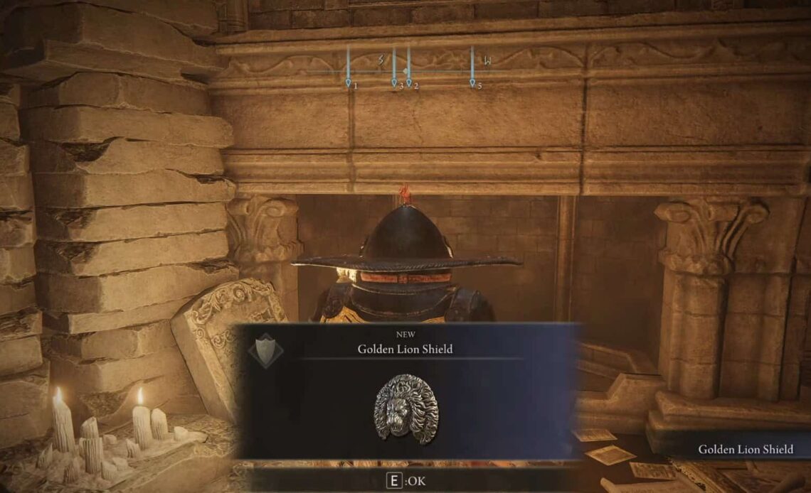 Golden Lion shield elden Ring