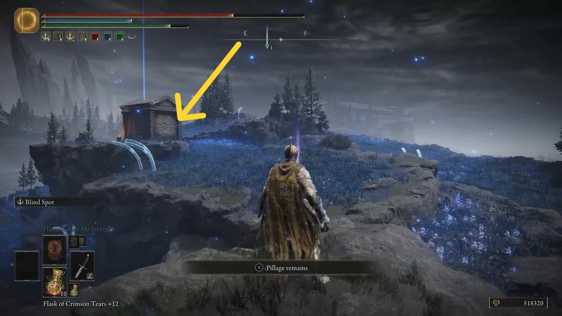 posizione del mausoleo senza name