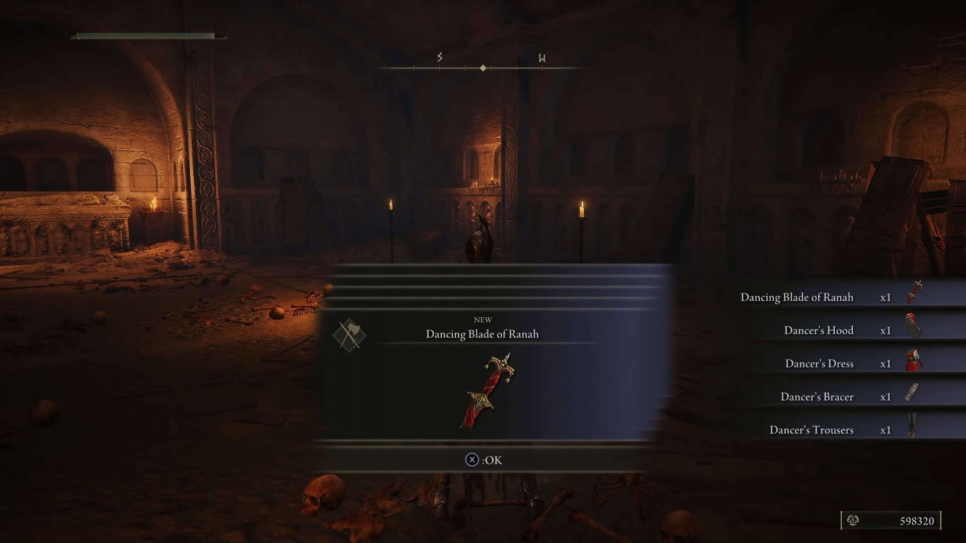 Blade danzante della posizione Ranah