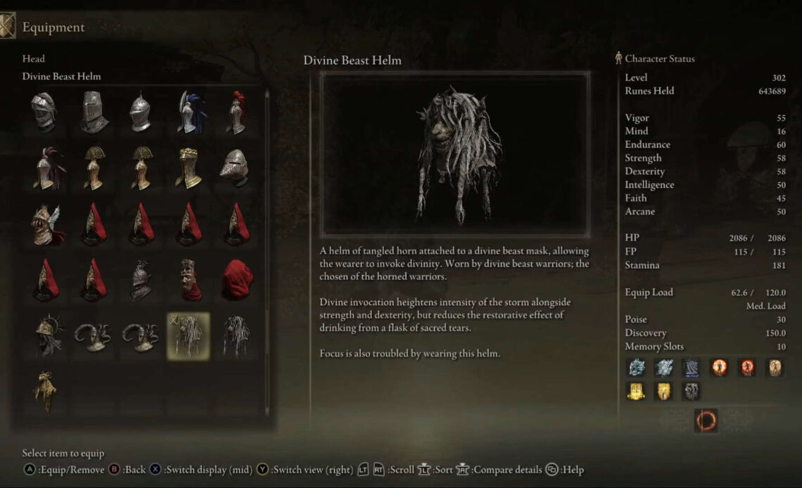 Divine Beast Helm Elden Ring