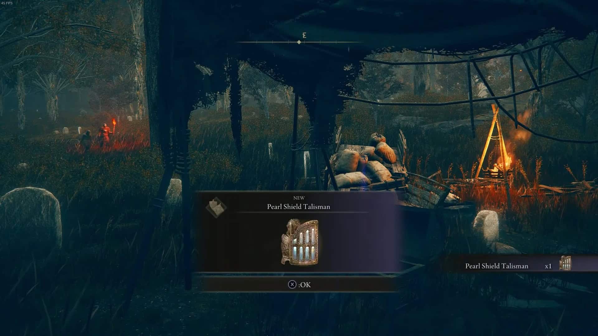 Pearl Shield Talisman Location