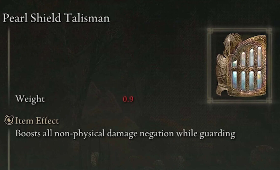 Pearl shiel Talisman Elden Ring
