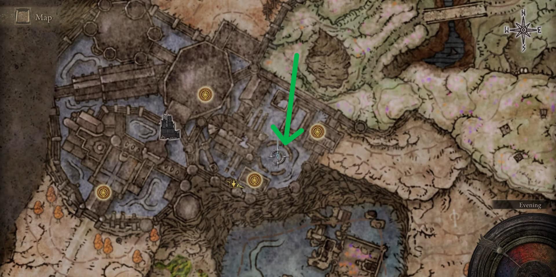 Distretto della chiesa Ulcerated Tree Spirit Location