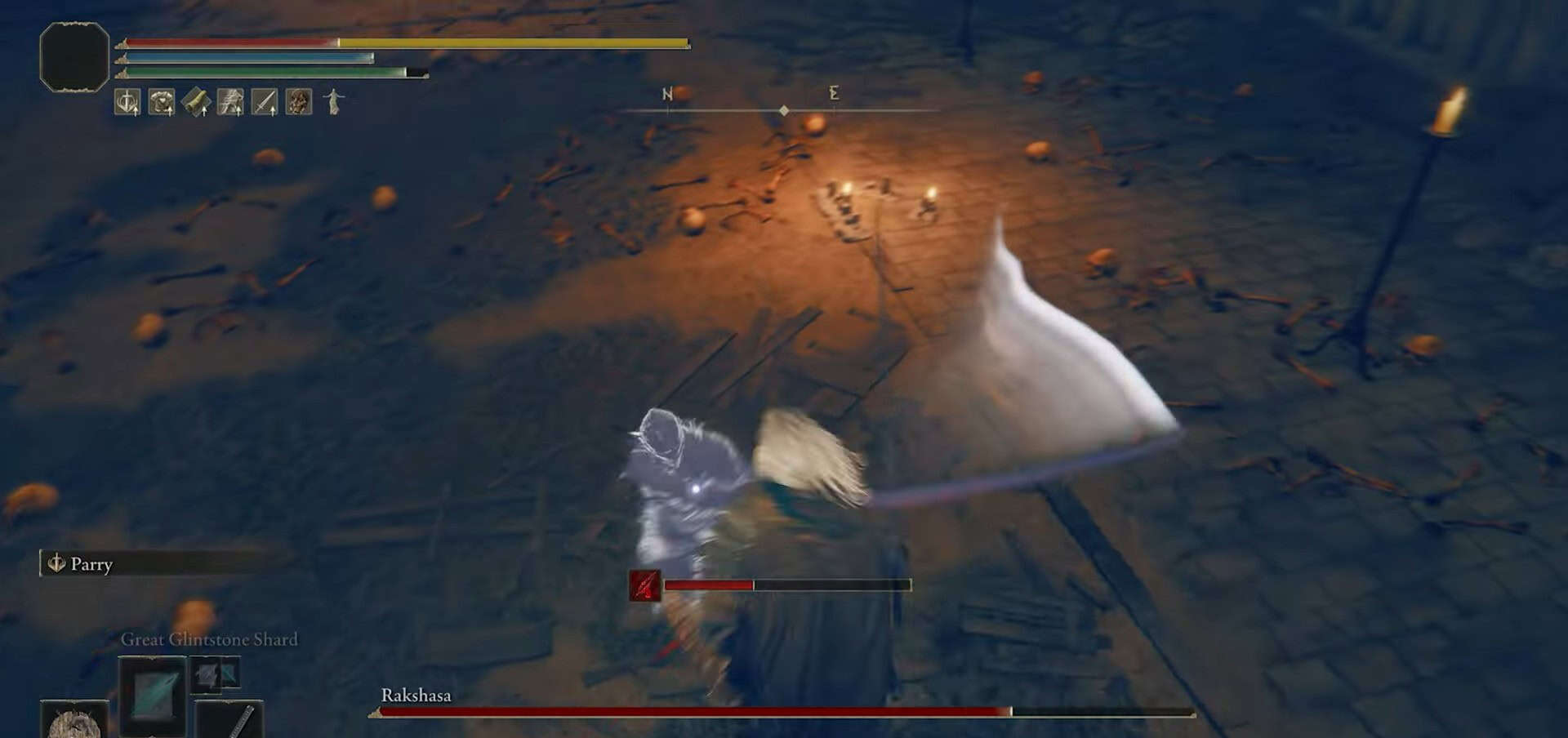 Rakshasa sweep Attack Elden Ring