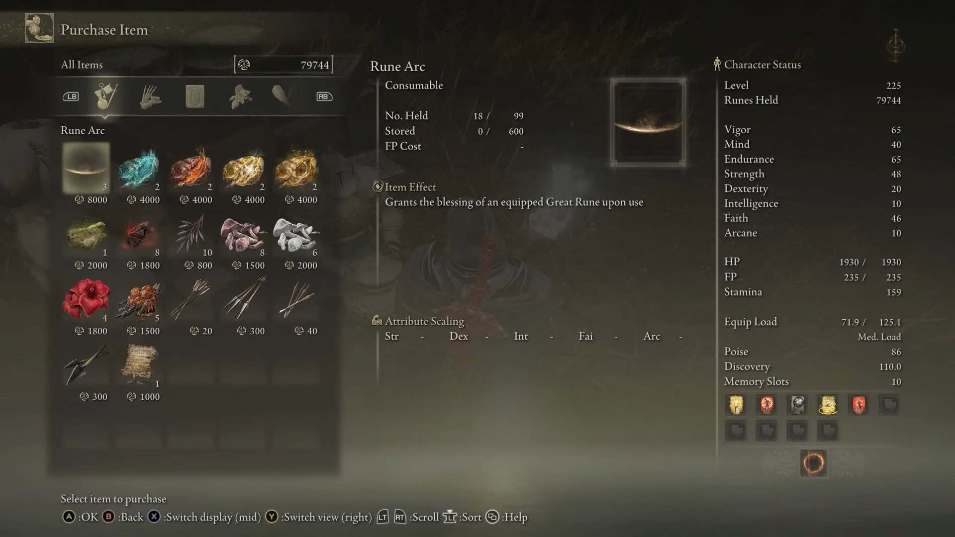 Anello Elden di Inventario di Moore