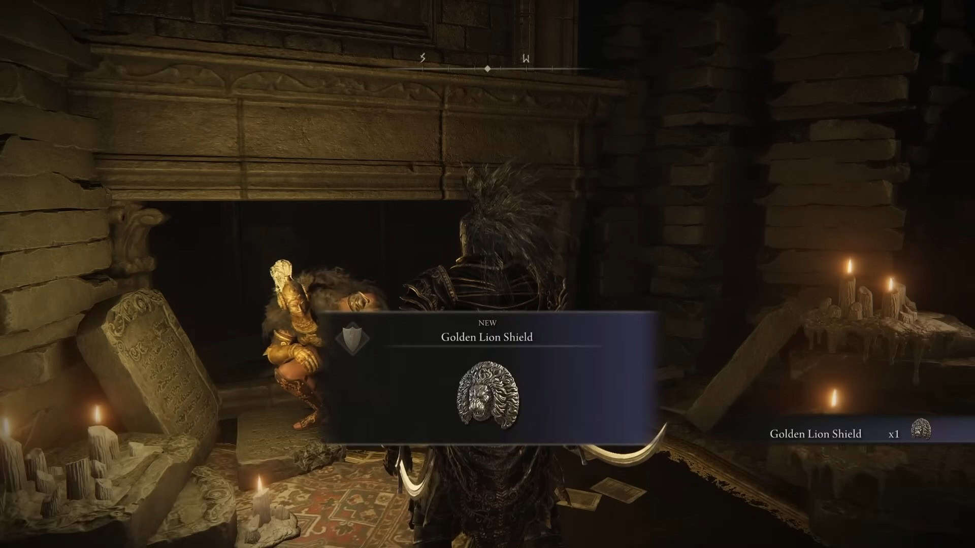 Golden Lion Shield Posizione