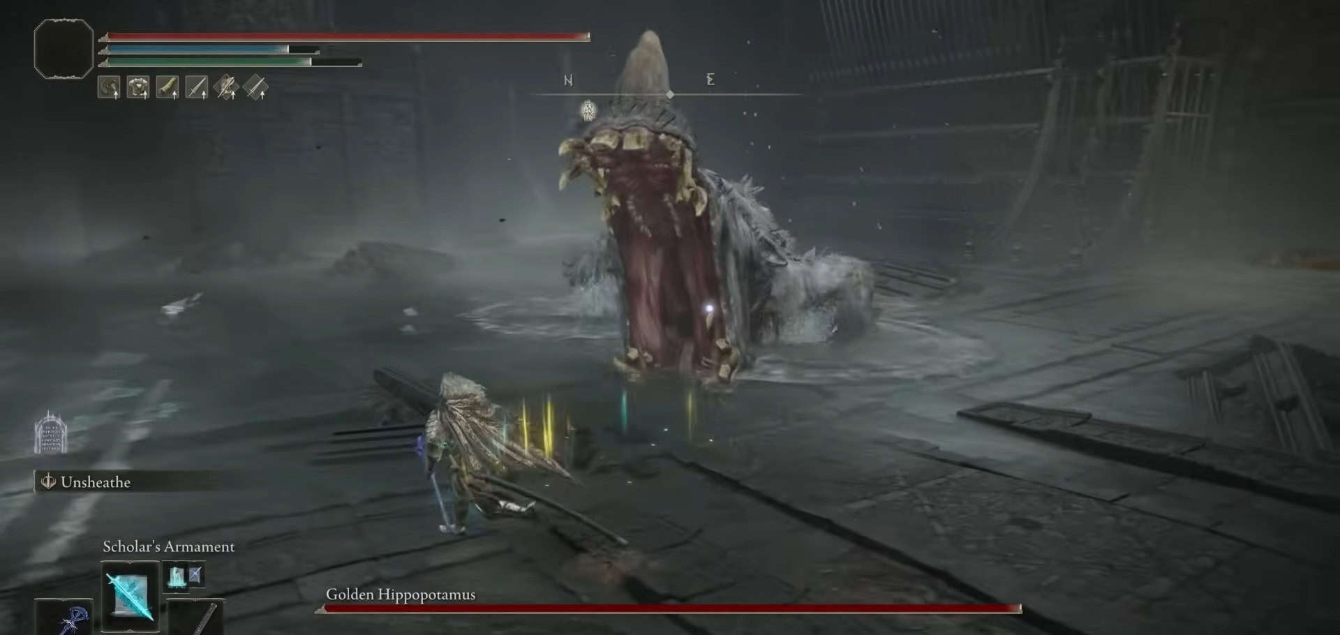 Attacco Golden Hippone Grab