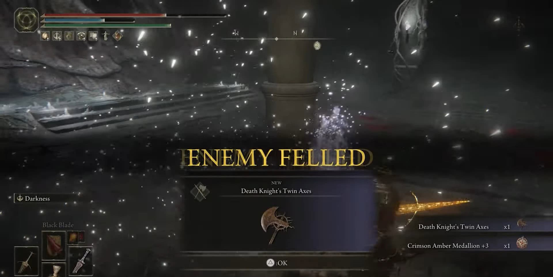 Posizione dei gemelli di Death Knight Twin Axes