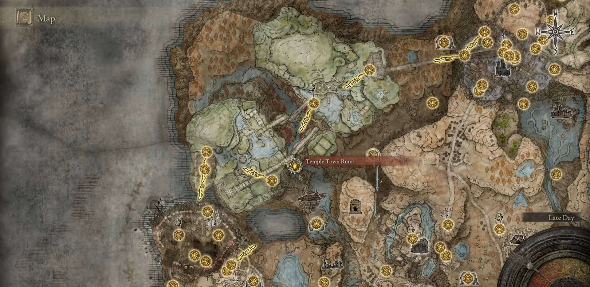 Temple Town Rovins Location