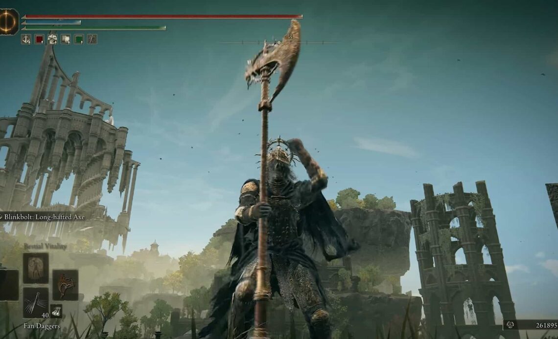 Death Knight Longhaft Axe Elden Ring