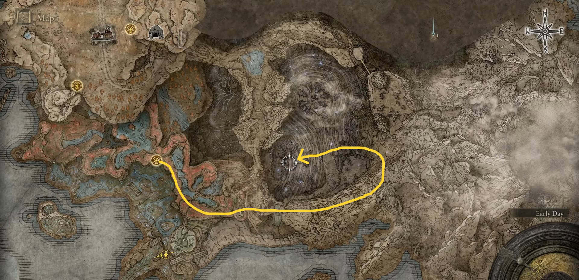 PUTRESCENT KNIGHT Loction Elden Ring