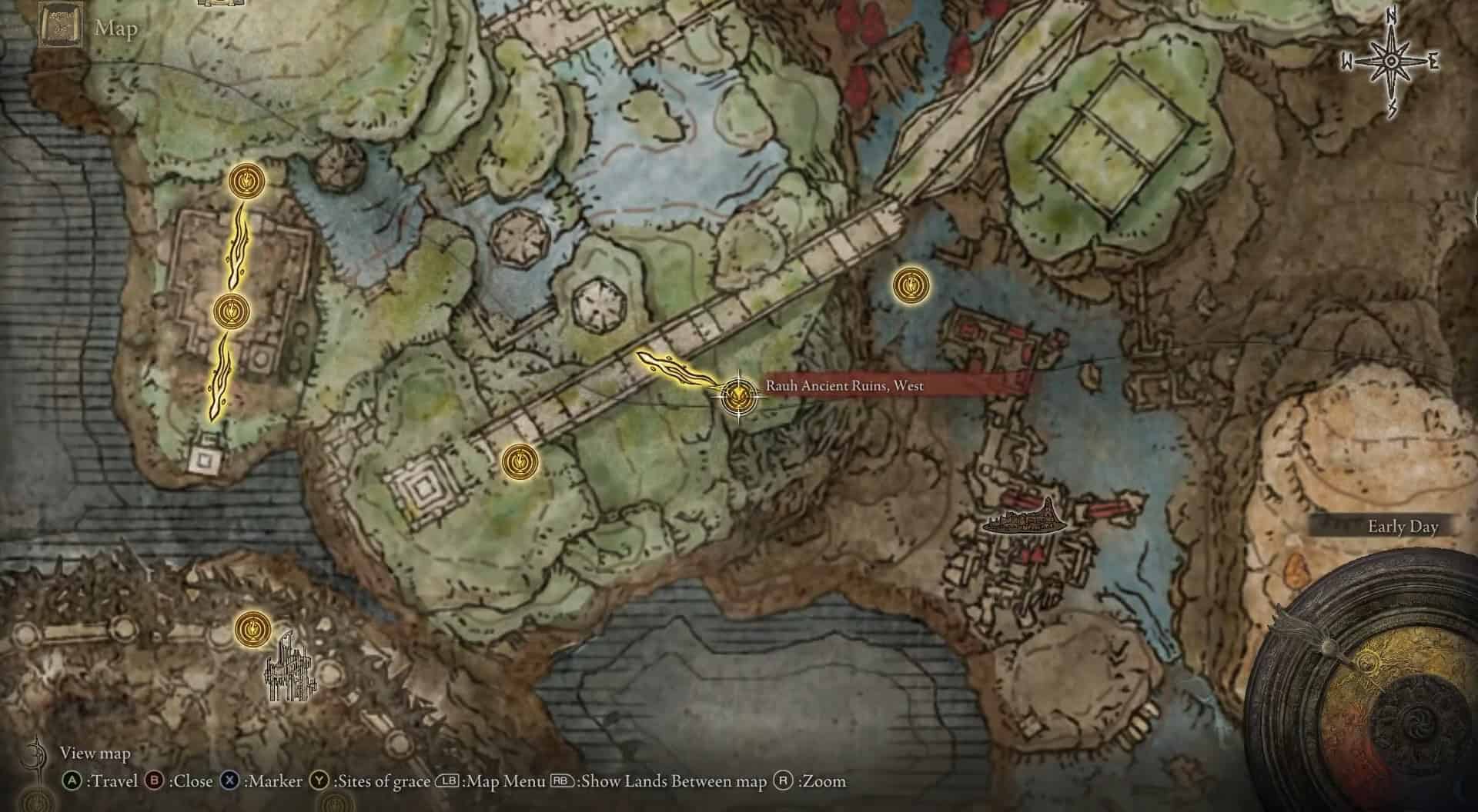 Rauh Ancient Ruins West West of Garce