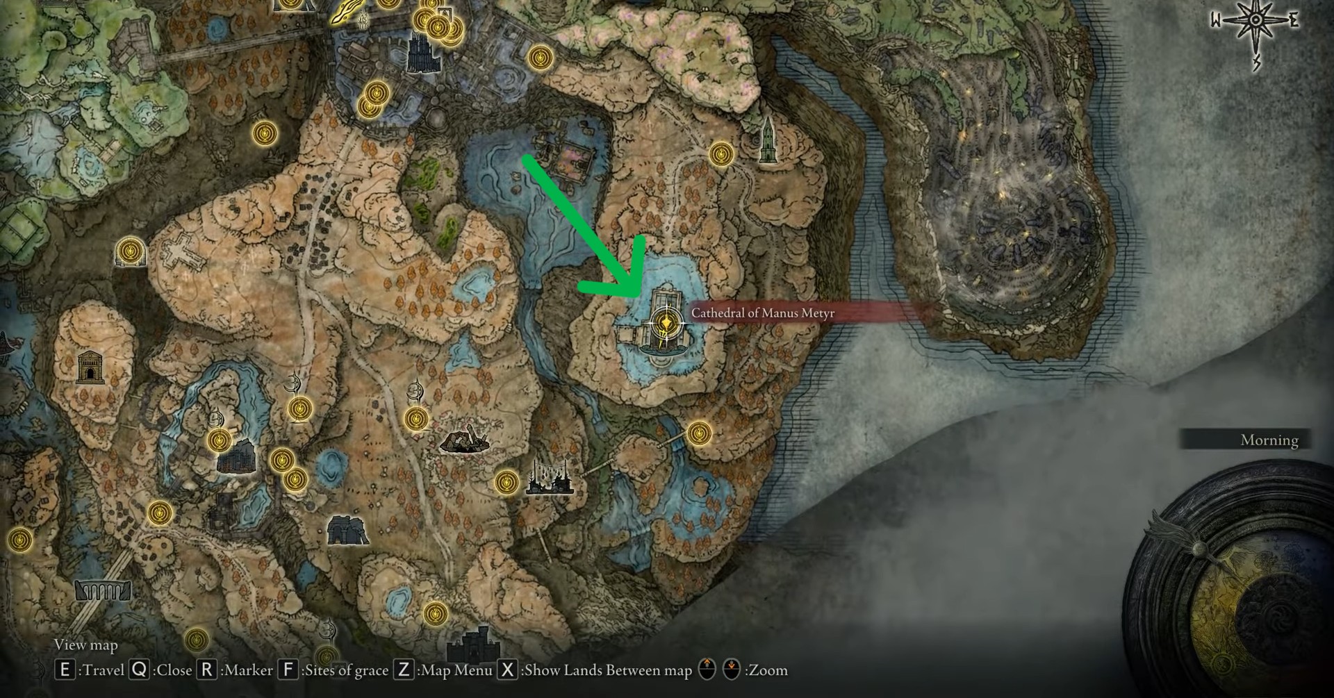 Cathedtal of Manus Metyr Location