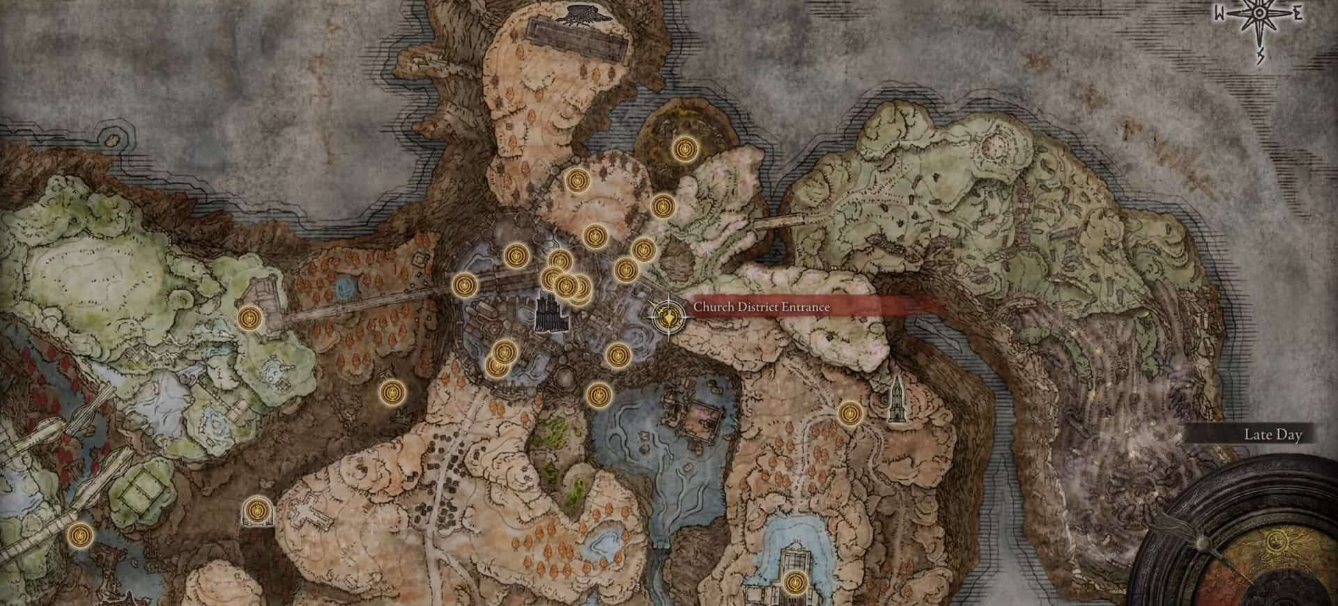 anello di ingresso del distretto della chiesa