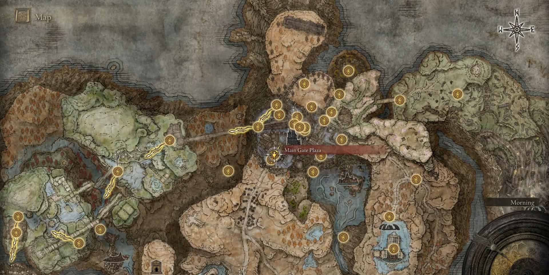 Ombra del cancello principale Keep