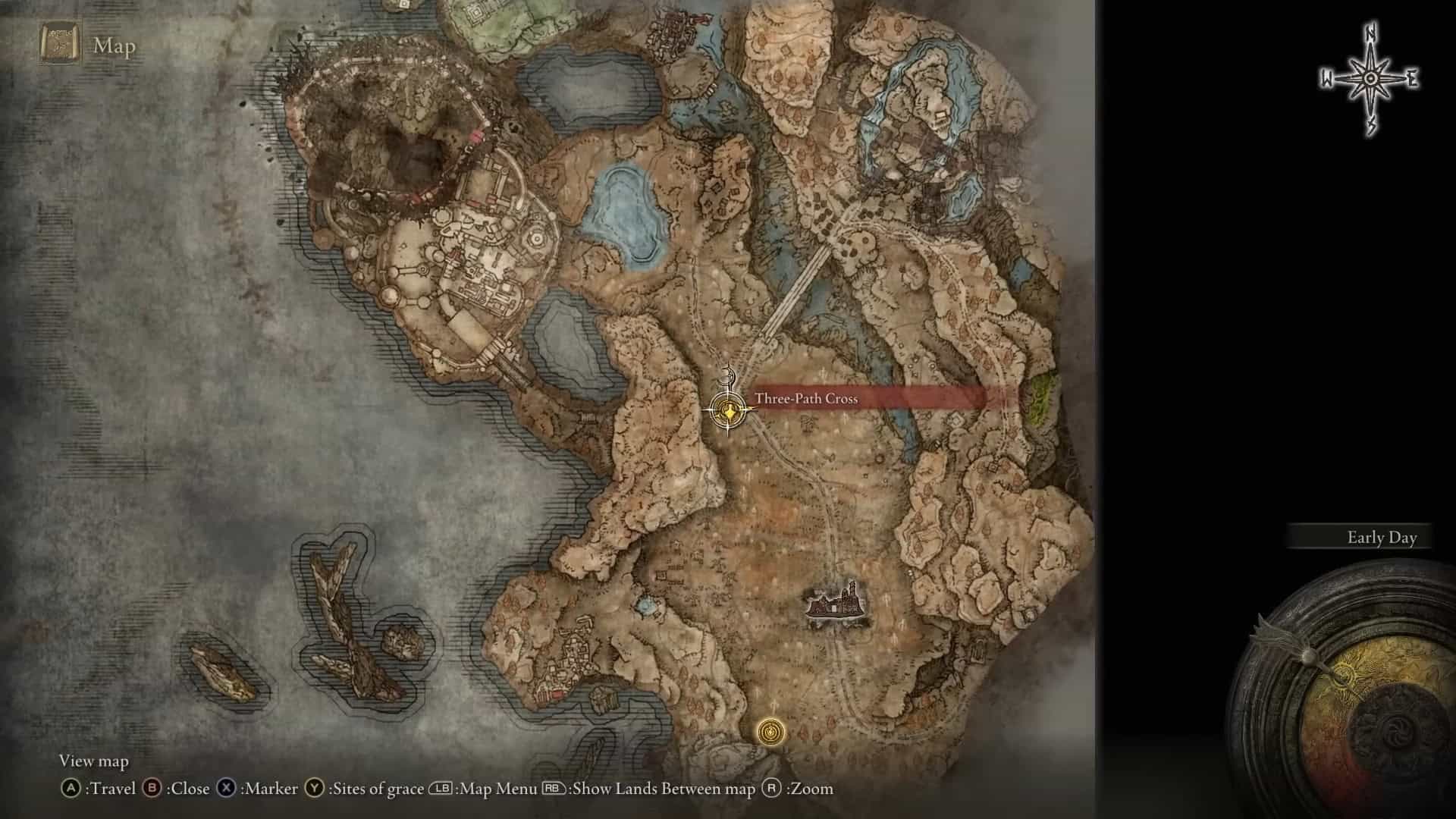 Ring a tre sentieri Cross Elden