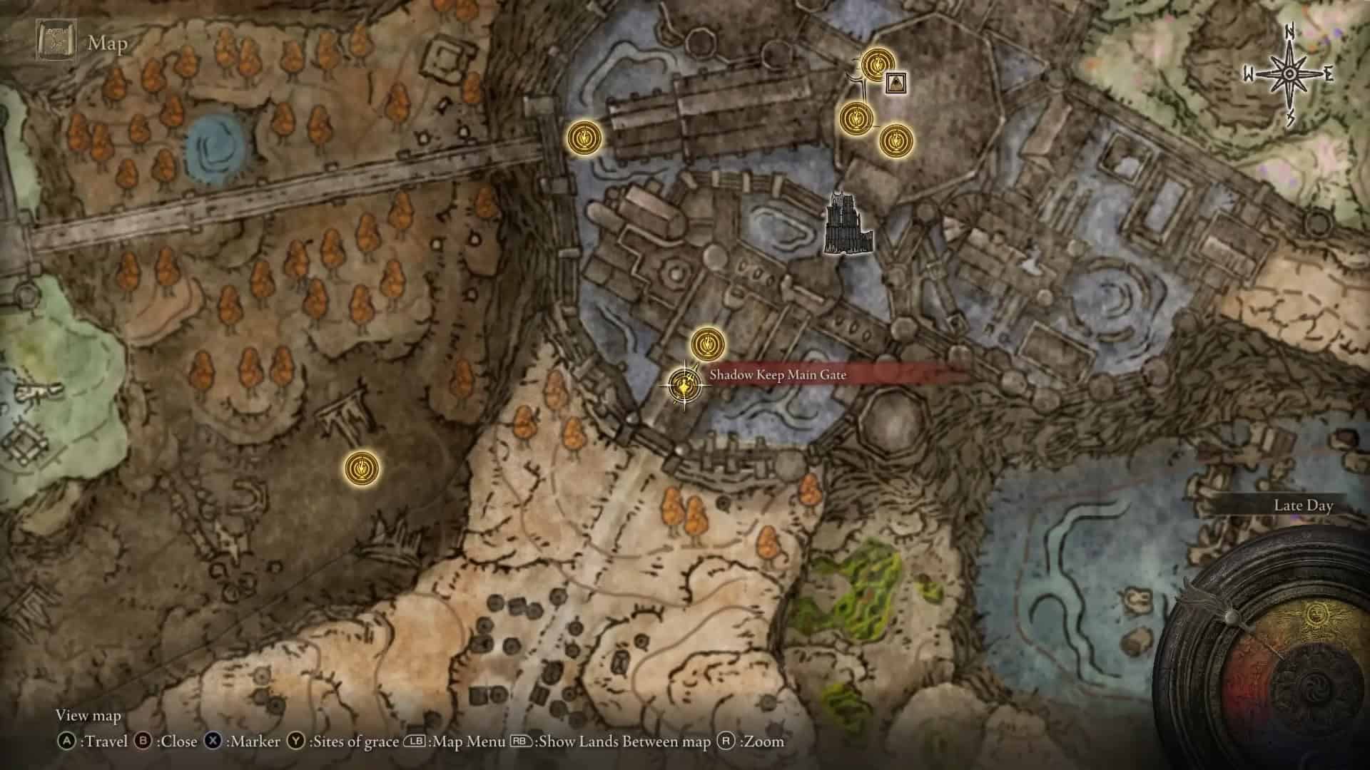 Ombra mantieni la posizione elden anello