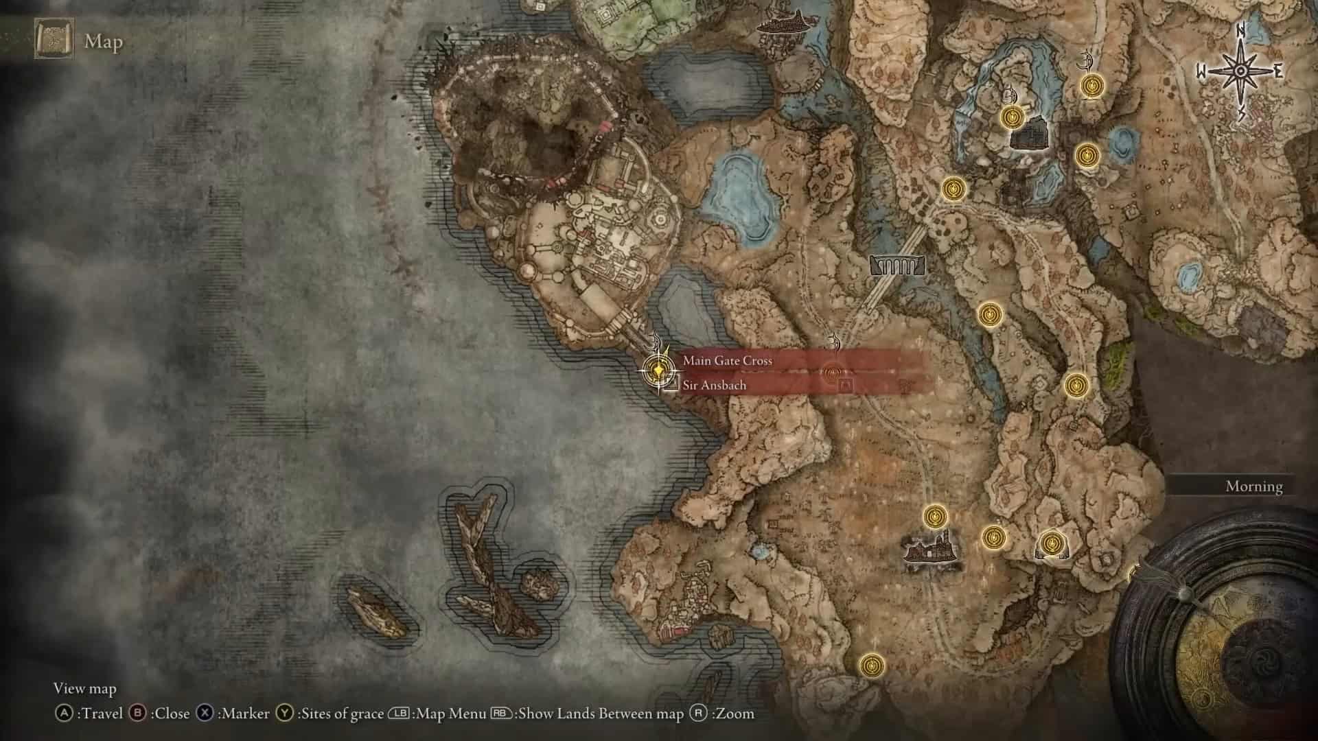 Posizione del cancello principale