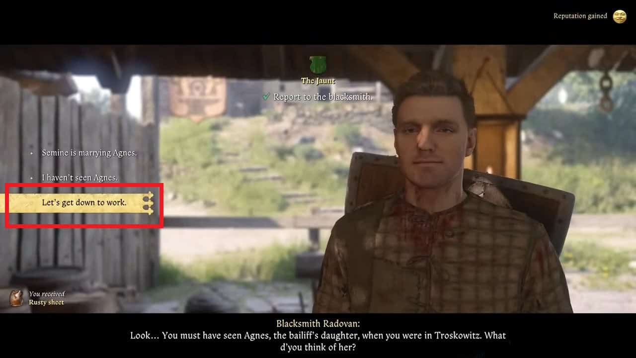 KCD2 Talk Too Radovan