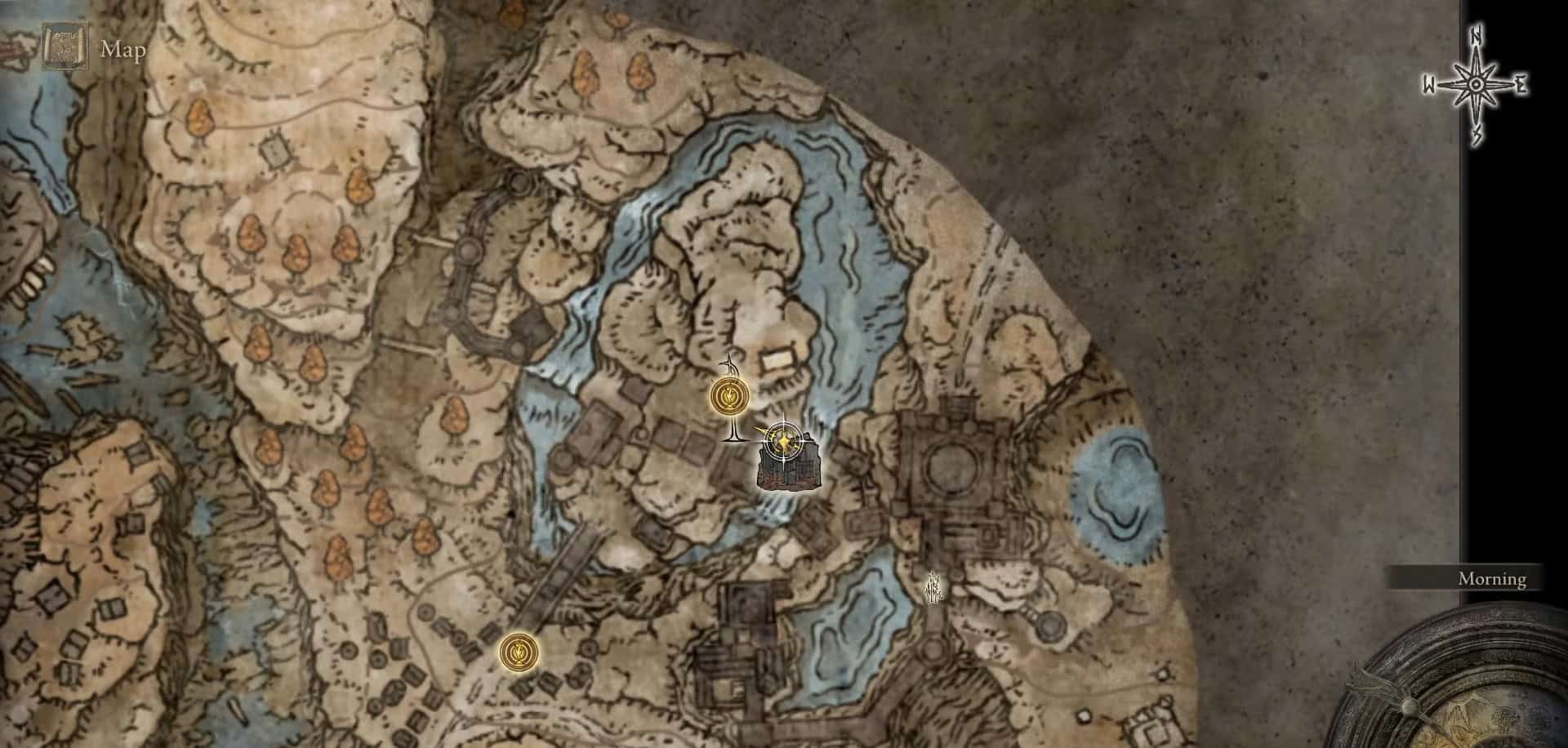 Castle Ensis Posizione