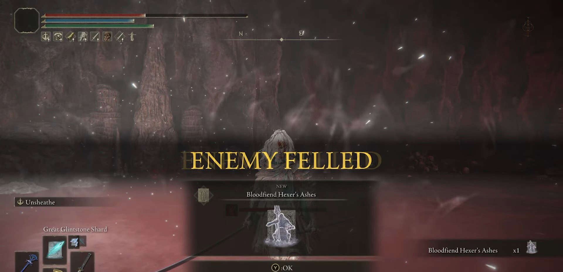 Posizione delle ceneri di Bloodfiend Hexer