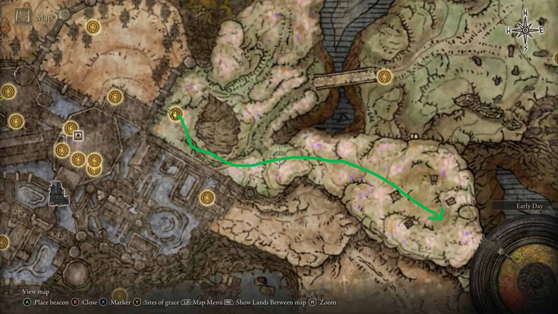 Posizione del villaggio sciamano