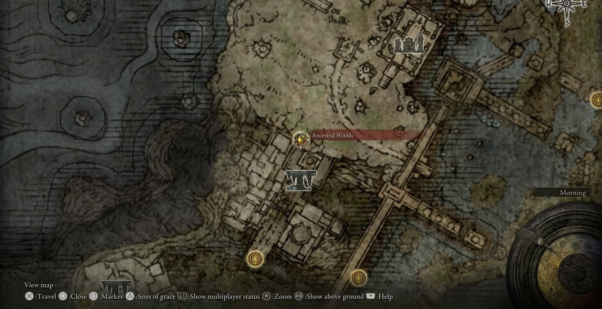 Posizione dei boschi ancestrali