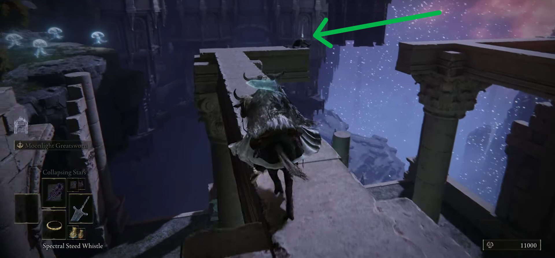 Posizione della collana chiazzata 1