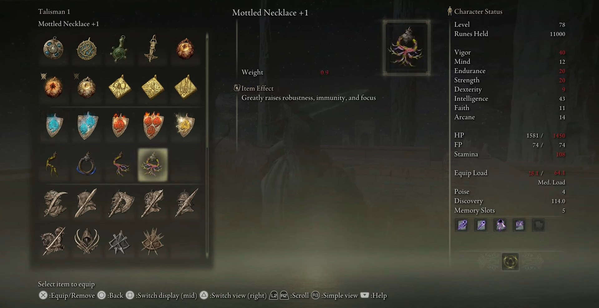 statistiche della collana chiazzata