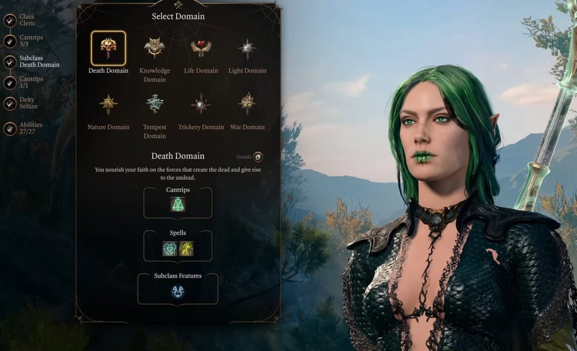Death Domain Cleric BG3