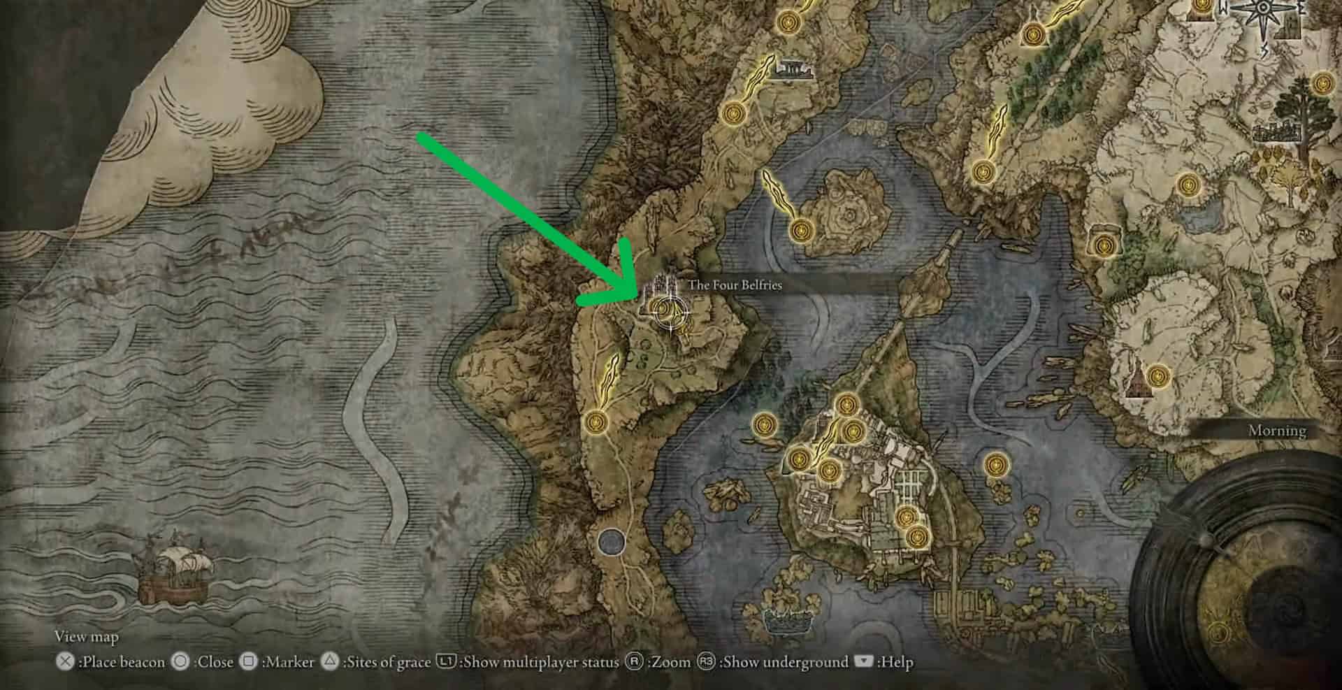 Posizione di quattro Belfries