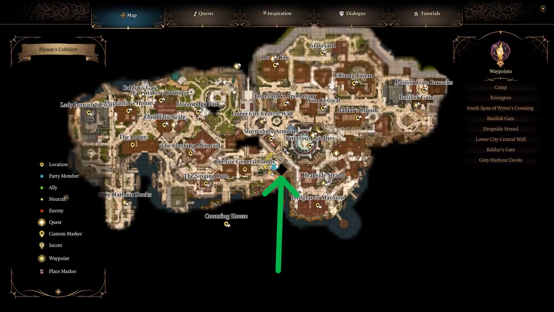 Posizione dei genitori di Gortash