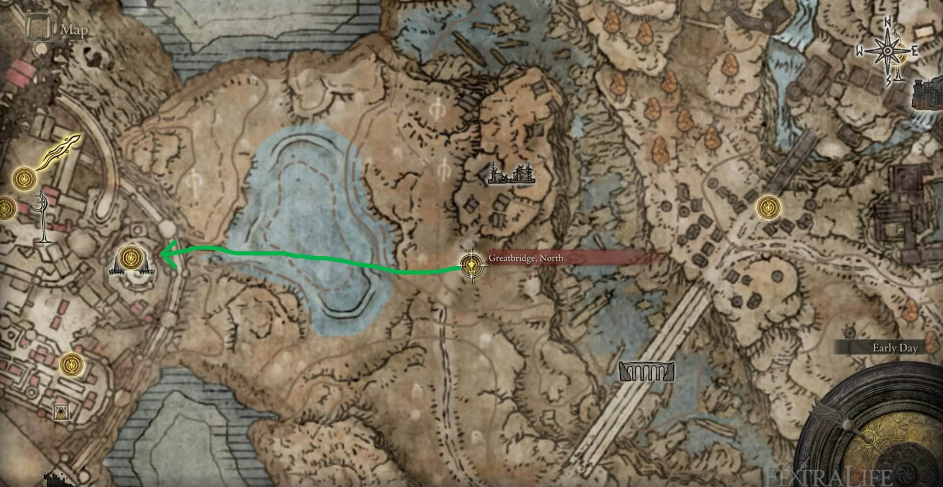 Posizione della prigione di Belurat