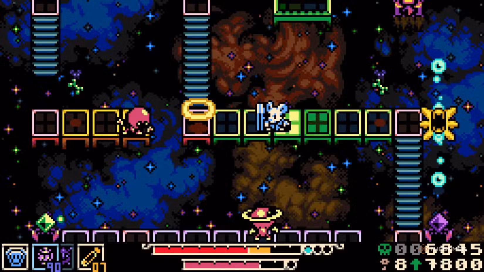 Mina con scudo nella Astral Orrery