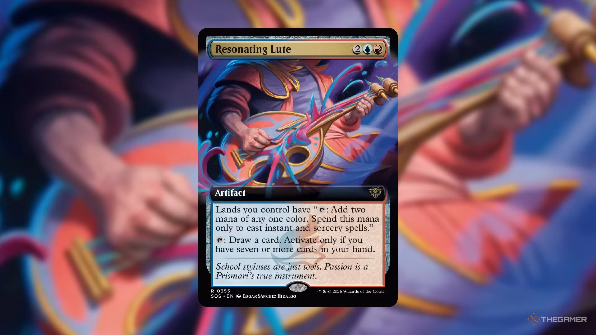 Four‑Color Control con la carta Resonating Lute.