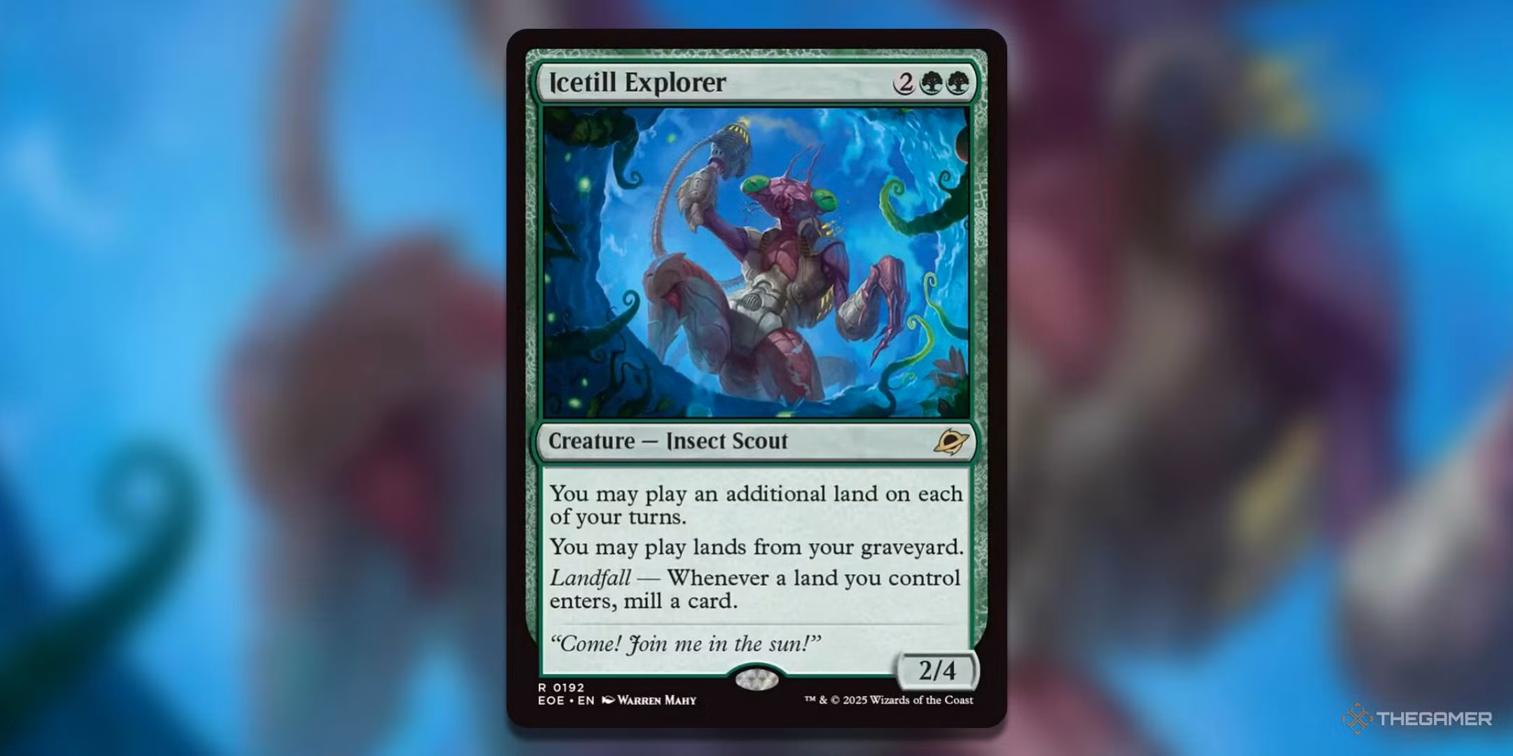 Mono‑Green Landfall con la carta Icetill Explorer.
