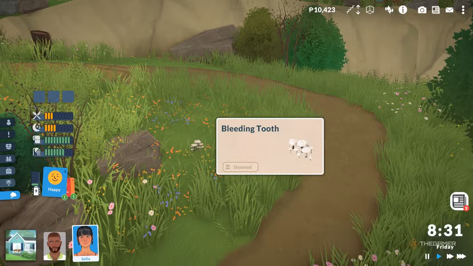 Funghi Bleeding Tooth in Paralives