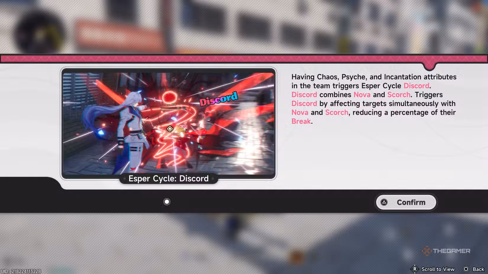 Panoramica del Ciclo Esper Discord e delle reazioni elementali in Neverness to Everness