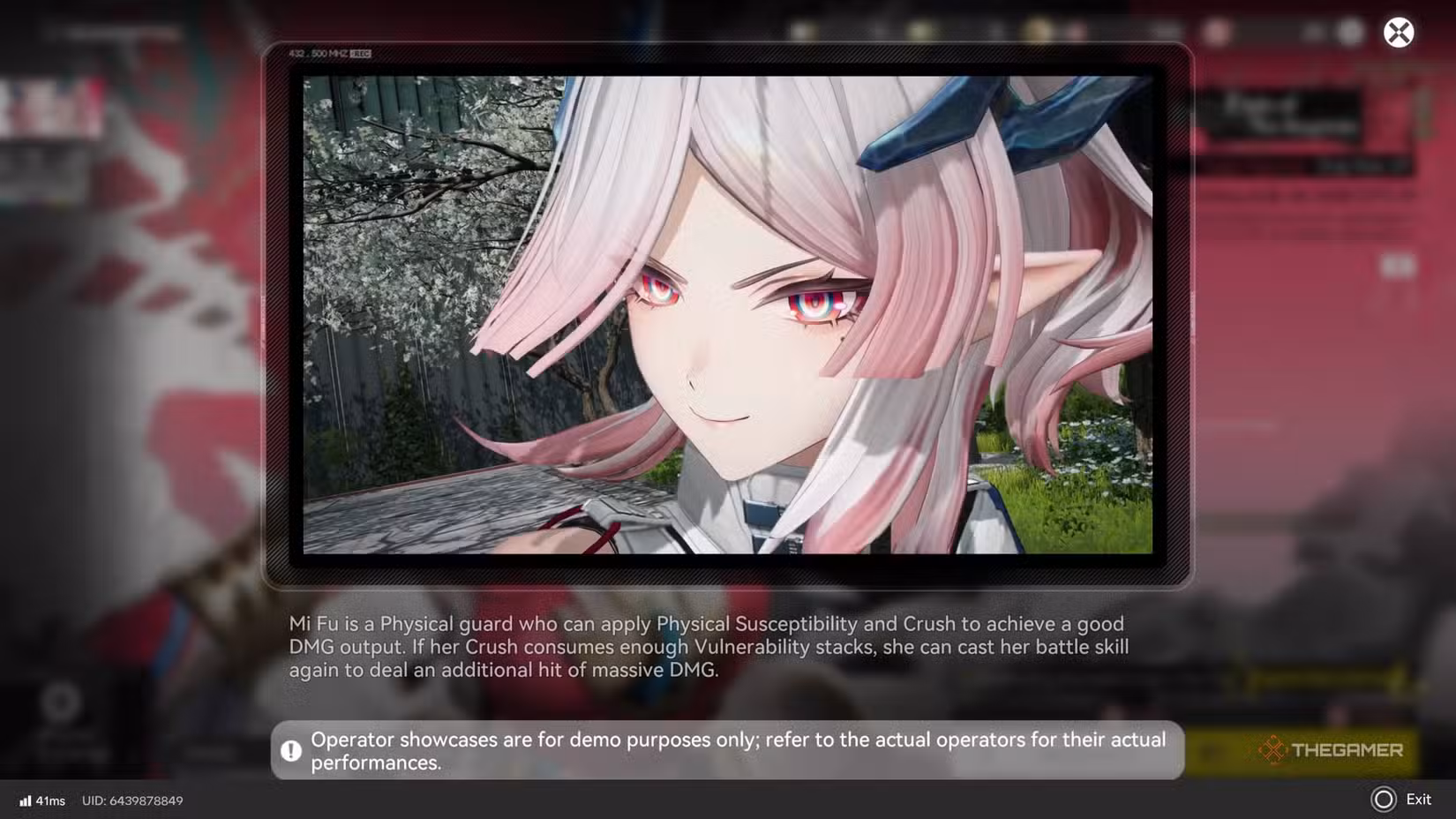 Panoramica del combat di Mi Fu in Arknights Endfield