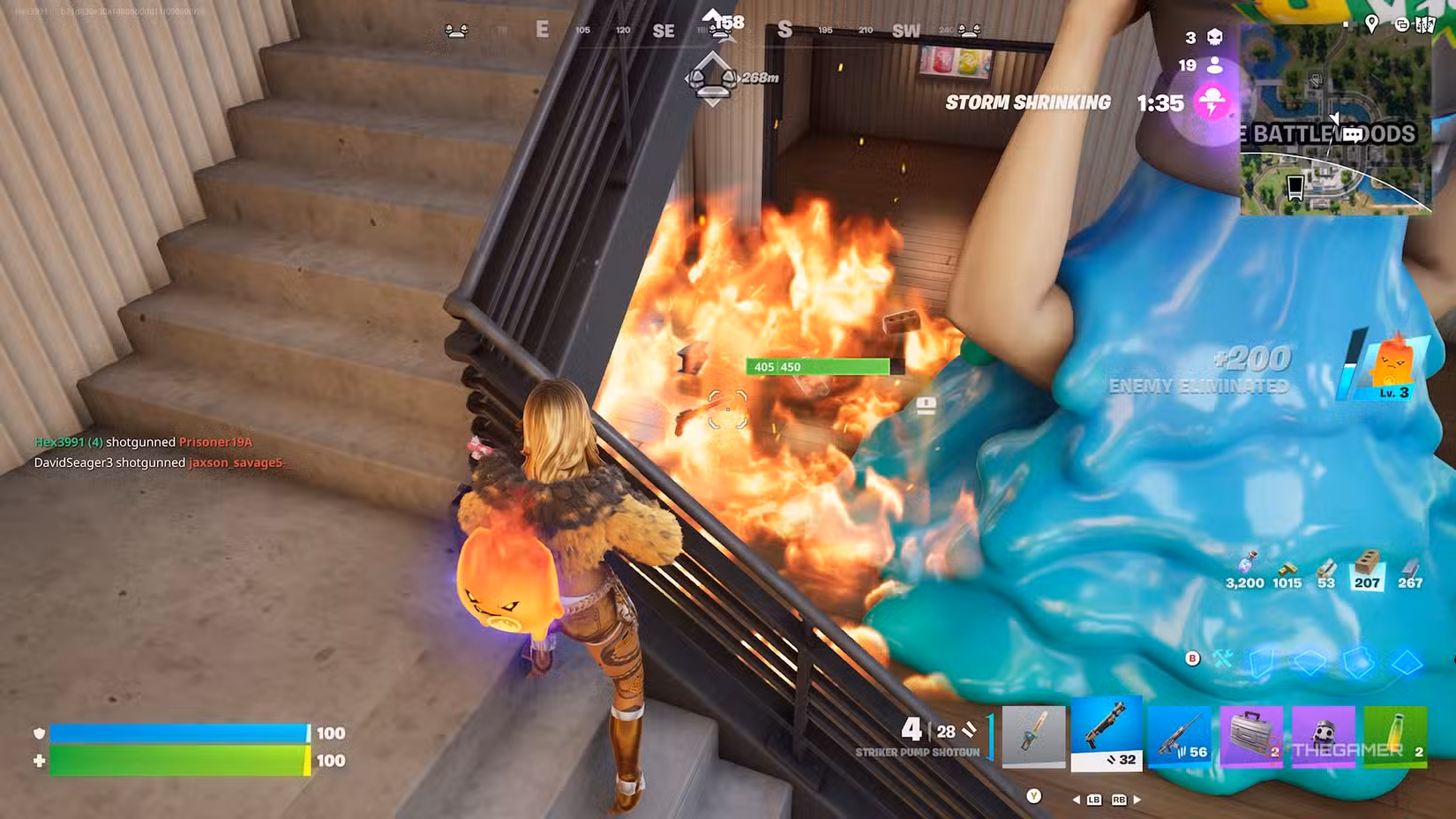 Effetto del Sprite Fuoco in Fortnite