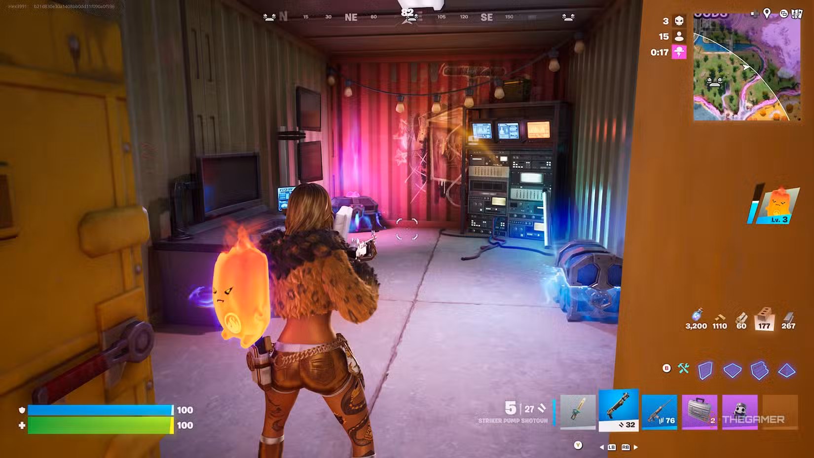 Piccolo caveau di Fortnite con due casse
