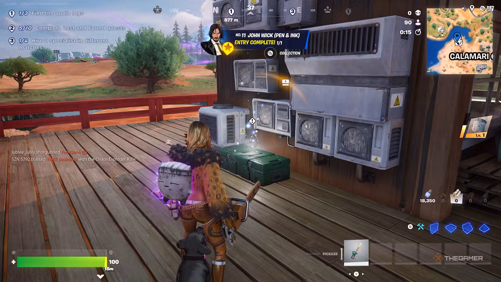 Case Torso vicino a John Wick a nord‑ovest di Calamari Canyon