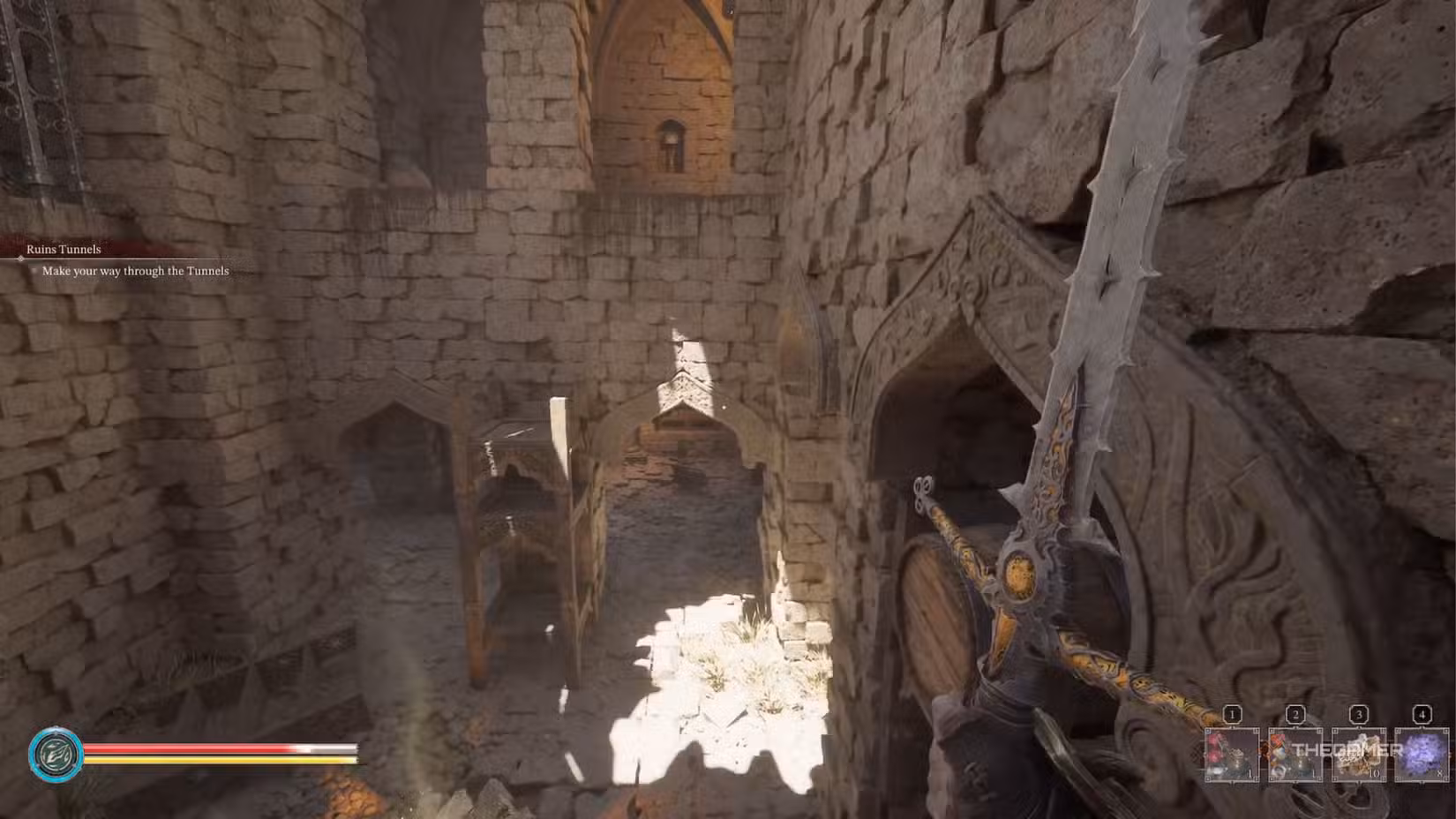 Levetta nascosta all'interno di Ancient Haulways in Fatekeeper.