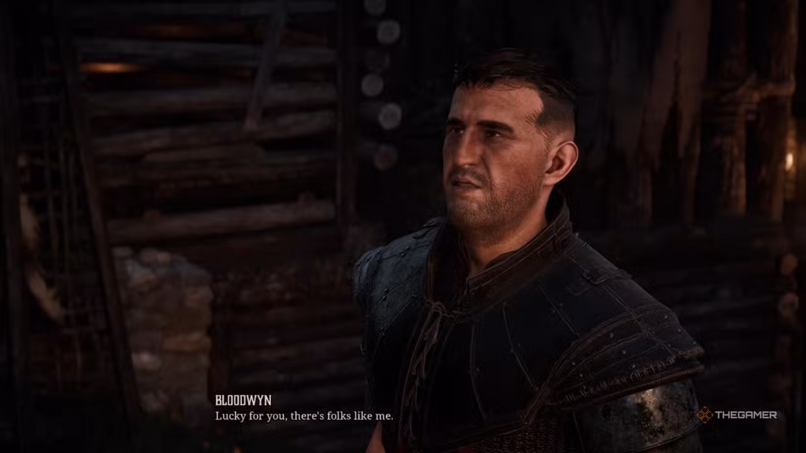 Bloodwyn che propone l’estorsione in Gothic 1 Remake