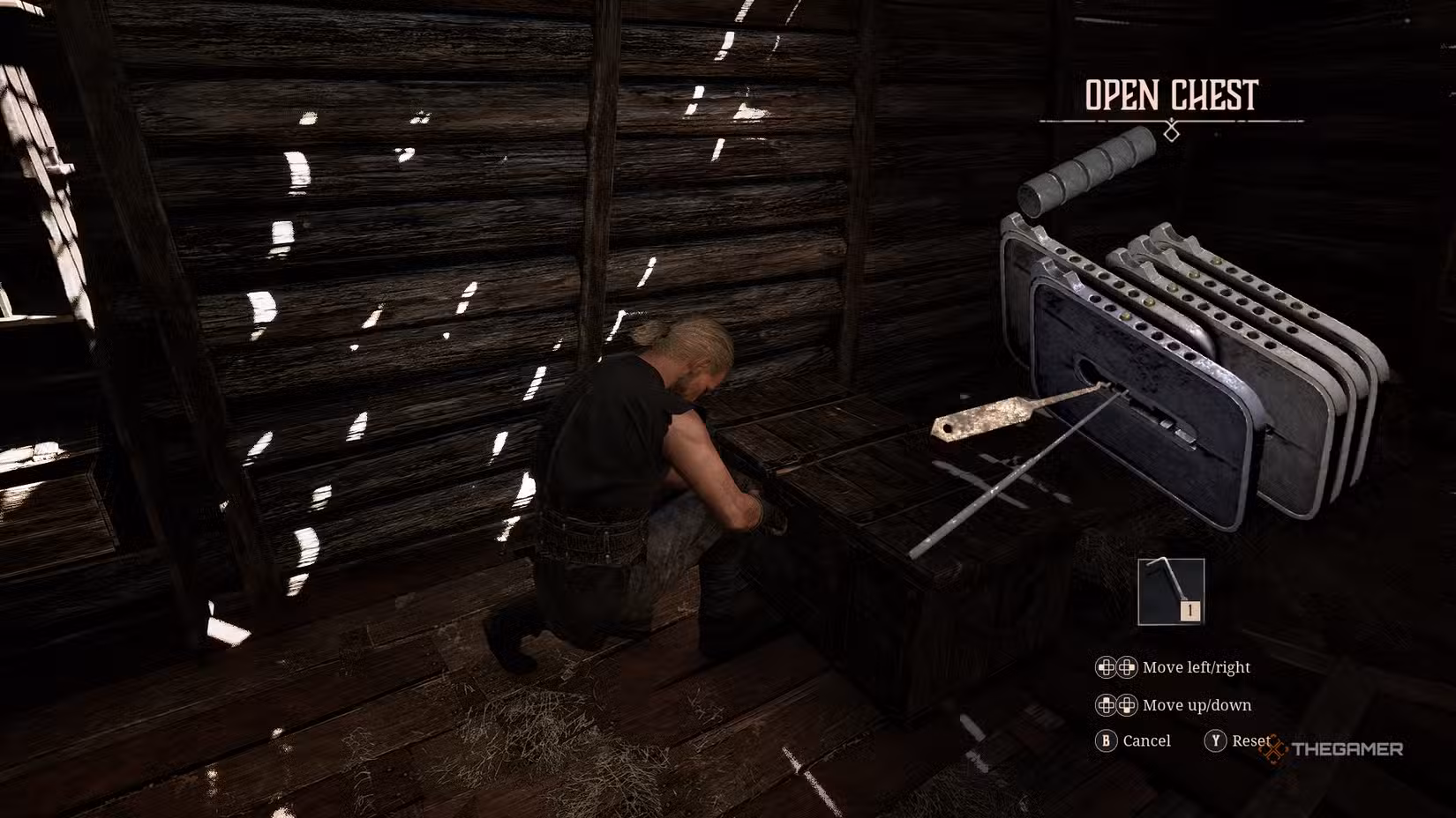 Esecuzione del lockpicking in Gothic 1 Remake