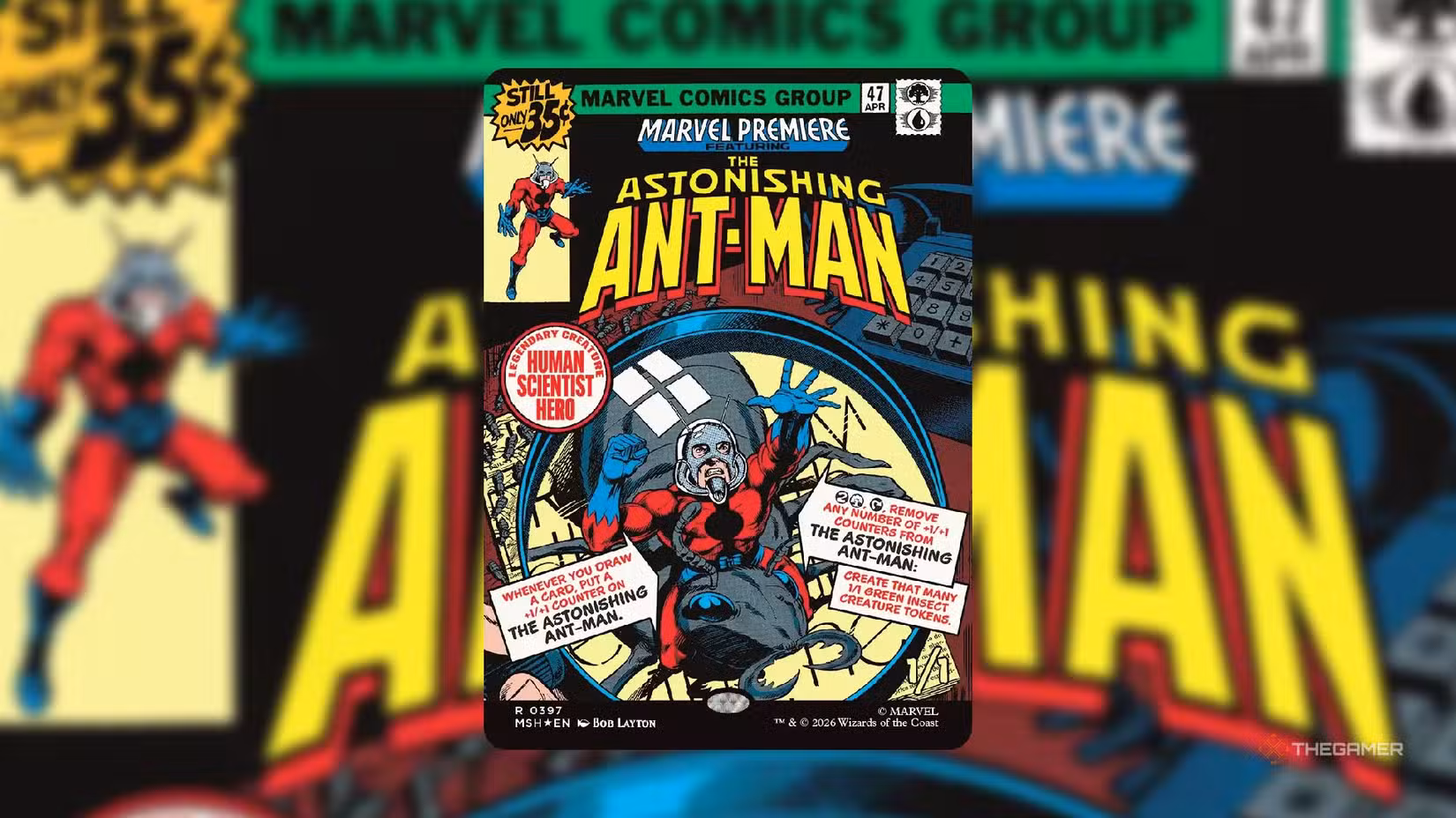 Carta Ant-Man, Astonishing, Marvel Super Heroes