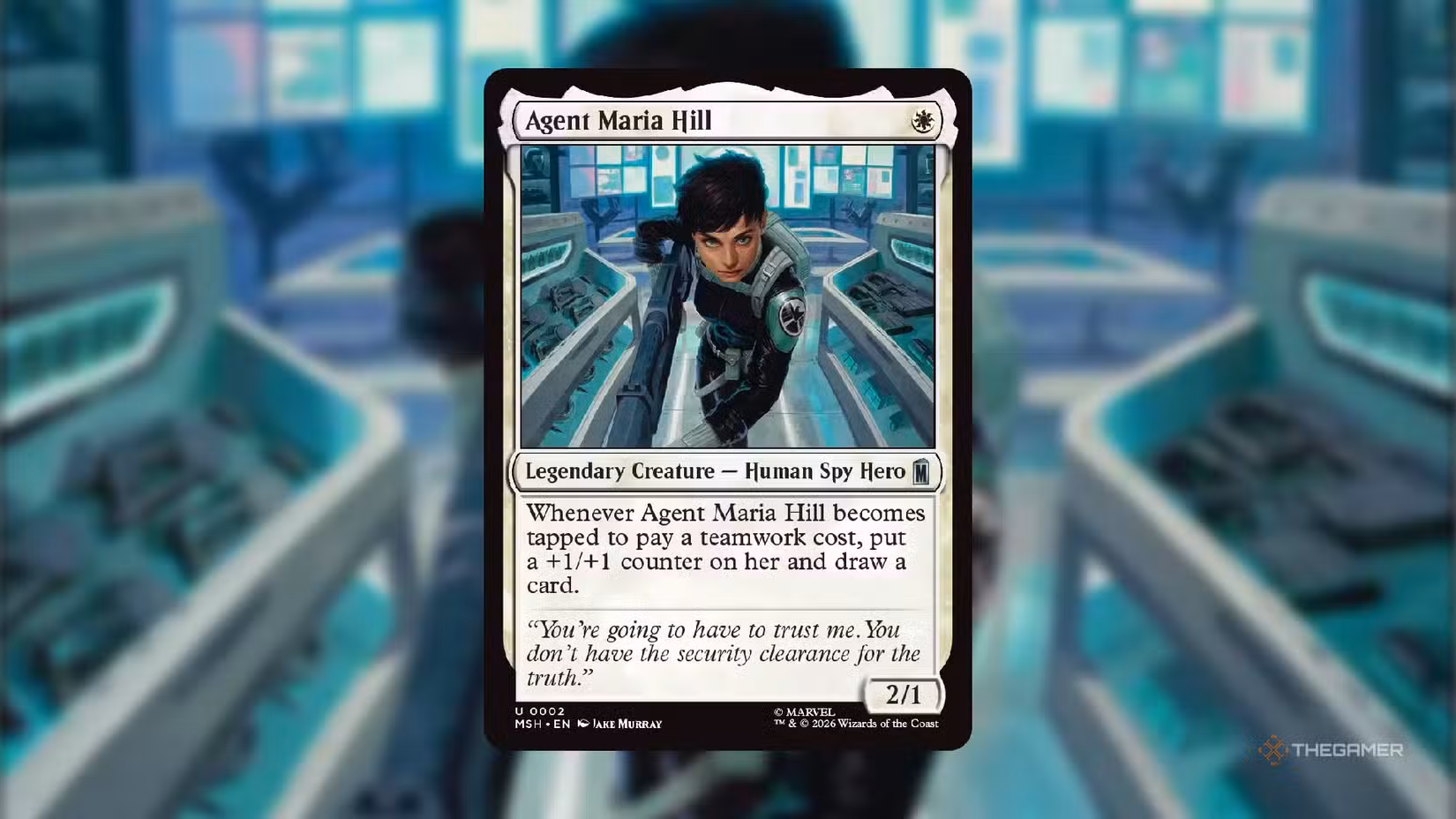 Carta Agent Maria Hill, Marvel Super Heroes