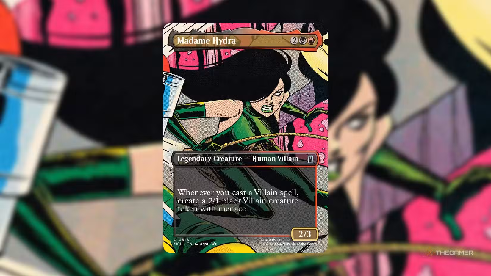 Carta Madame Hydra, Marvel Super Heroes